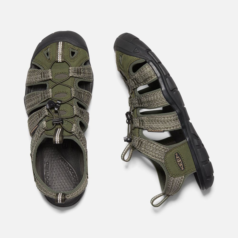 Keen Outdoor Sandalet Erkek Zeytin Yeşili - Clearwater Cnx - Türkiye XWEU62431